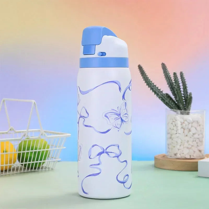Owala Cartoon Stainless Steel Insulated Bottle
