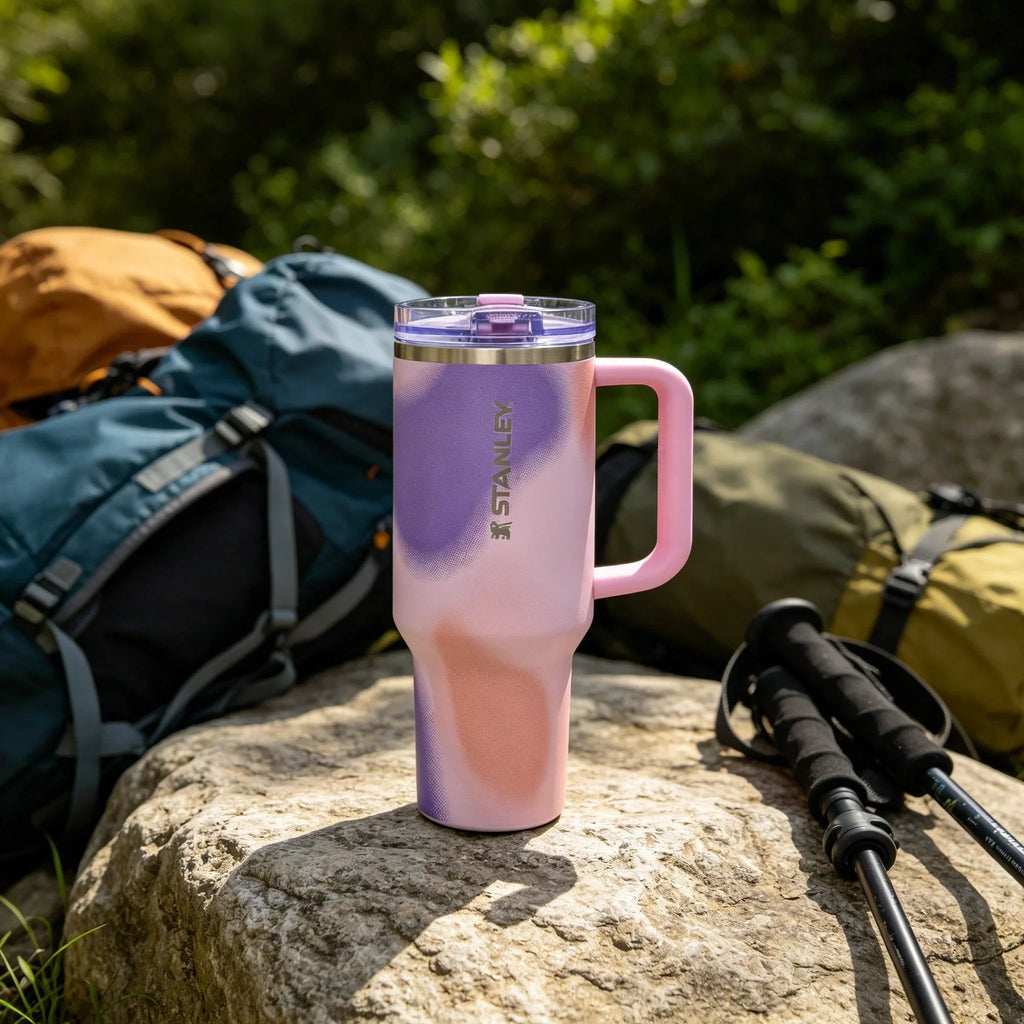 Stanley 40oz Pink Purple Tumbler