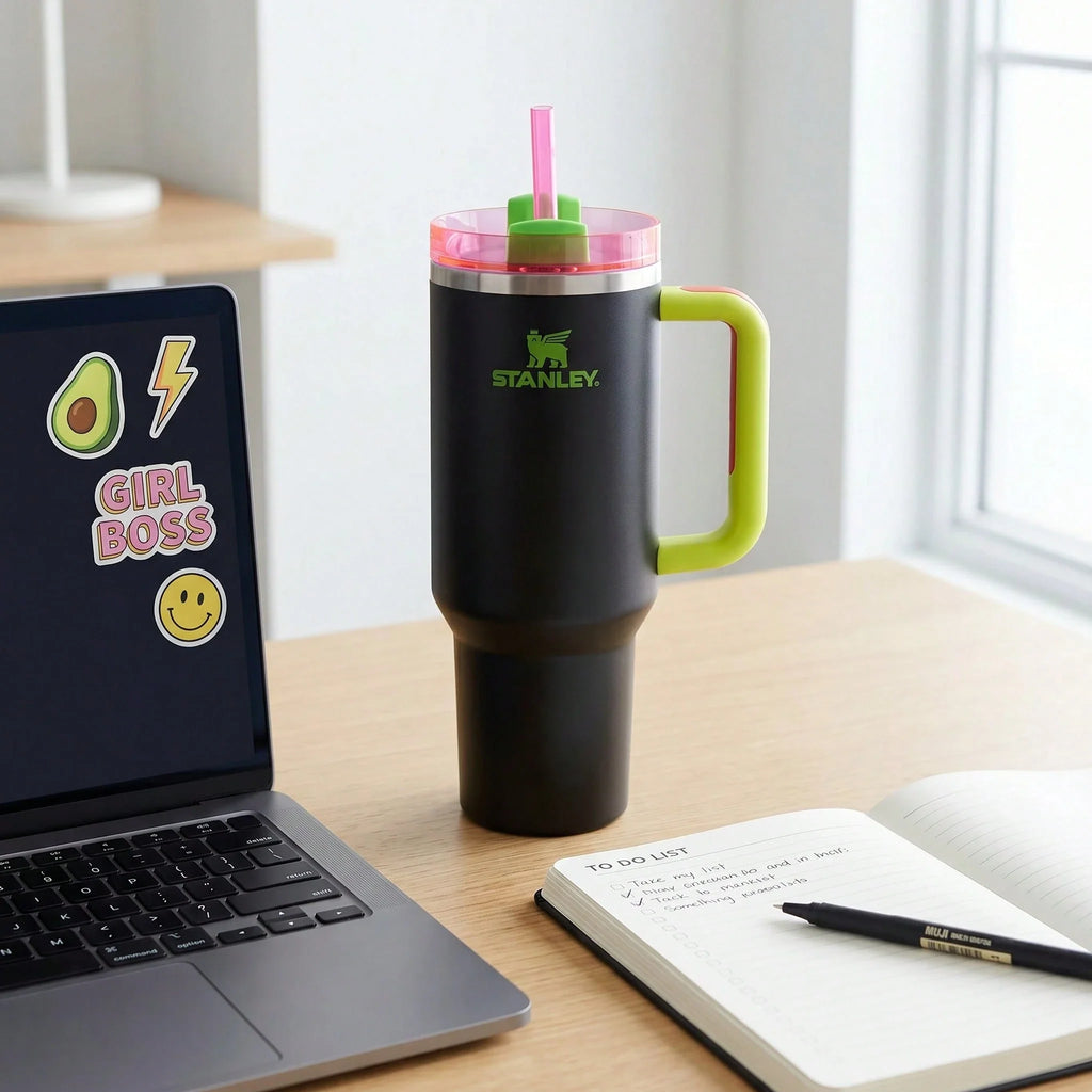 Stanley 40oz Matte Black Tumbler