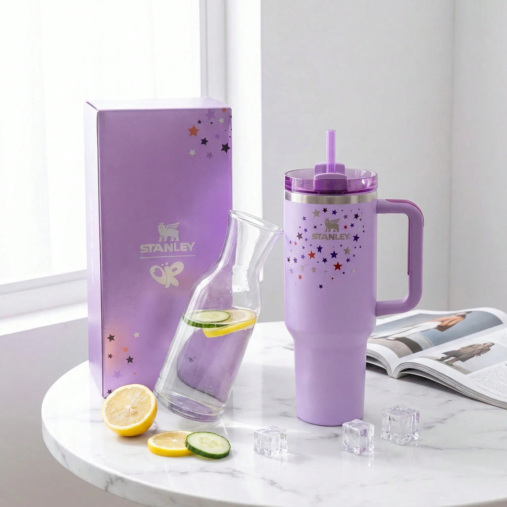 Stanley 40oz Purple Star Tumbler