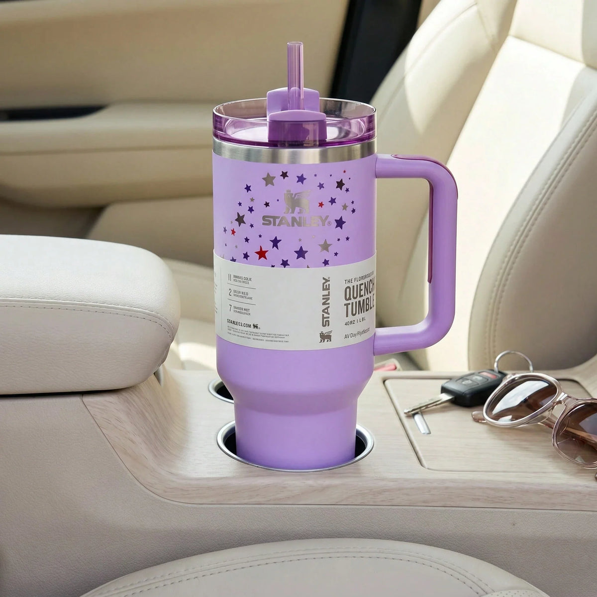 Stanley 40oz Purple Star Tumbler