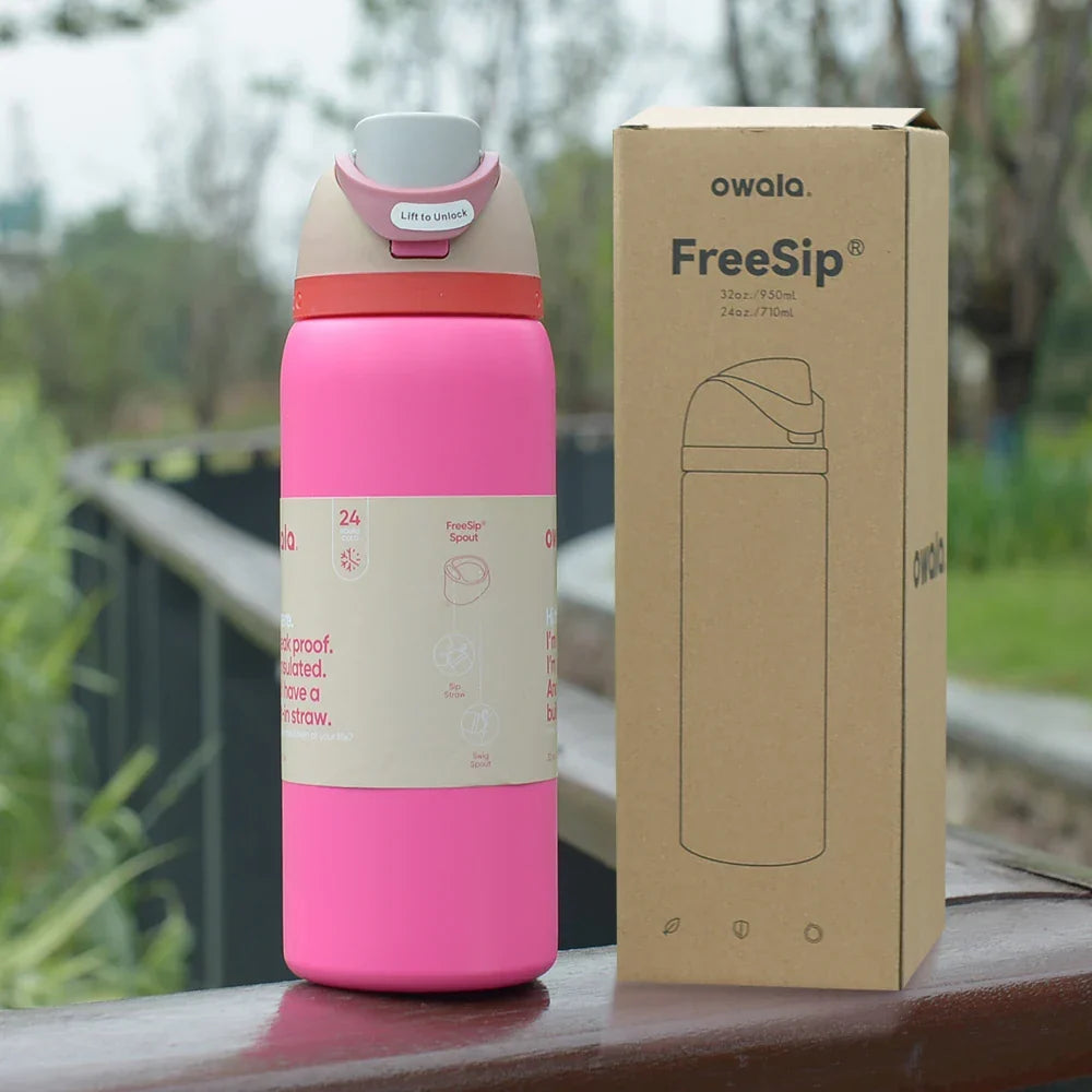 Owala FreeSip Purple Water Bottle