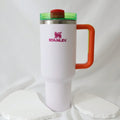Stanley 40oz White Colorblock Tumbler